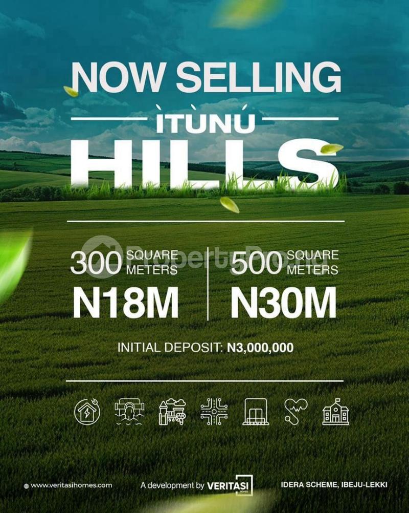 Land for sale Idera Scheme, Itunu Hills/ I Ibeju-Lekki Lagos - 0