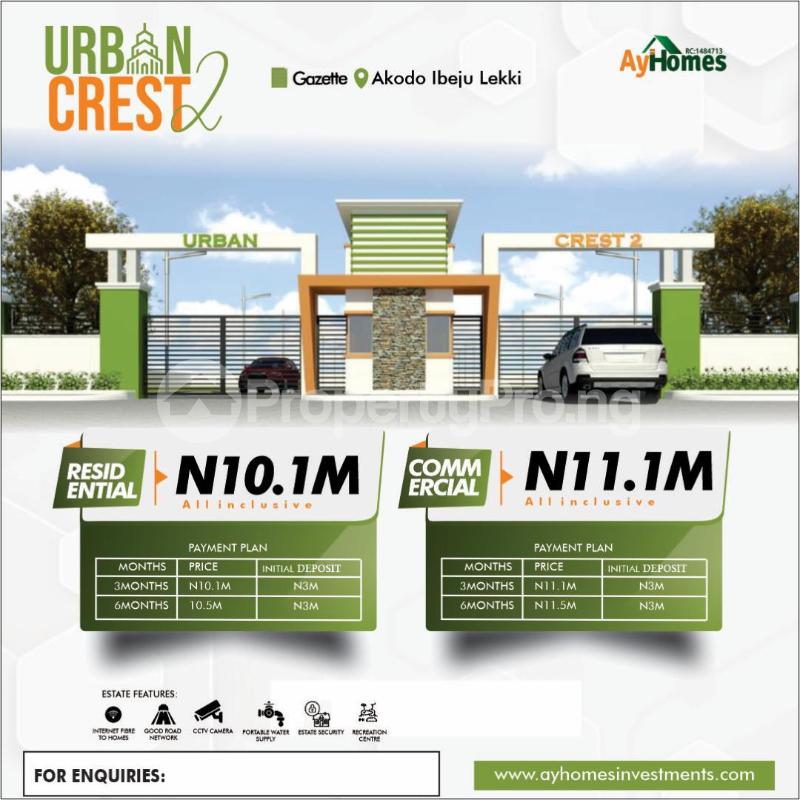 Land for sale Akodo,ibeju Lekki.2 Minutes Drive Before Dangote Refinery Free Trade Zone Ibeju-Lekki Lagos - 0