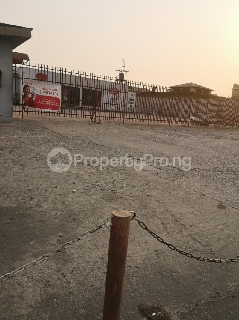 Land for rent Along Ogunnusi Isheri Road, Beside Oando Filling Station Aguda Surulere Lagos