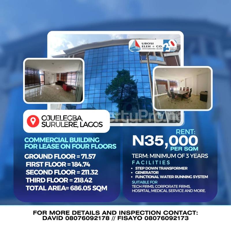 Commercial Property for rent Ojuelegba Surulere Lagos - 0