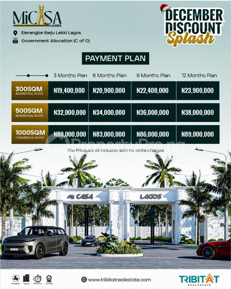 Commercial Property for sale Alaro City Eleranigbe Ibeju-Lekki Lagos