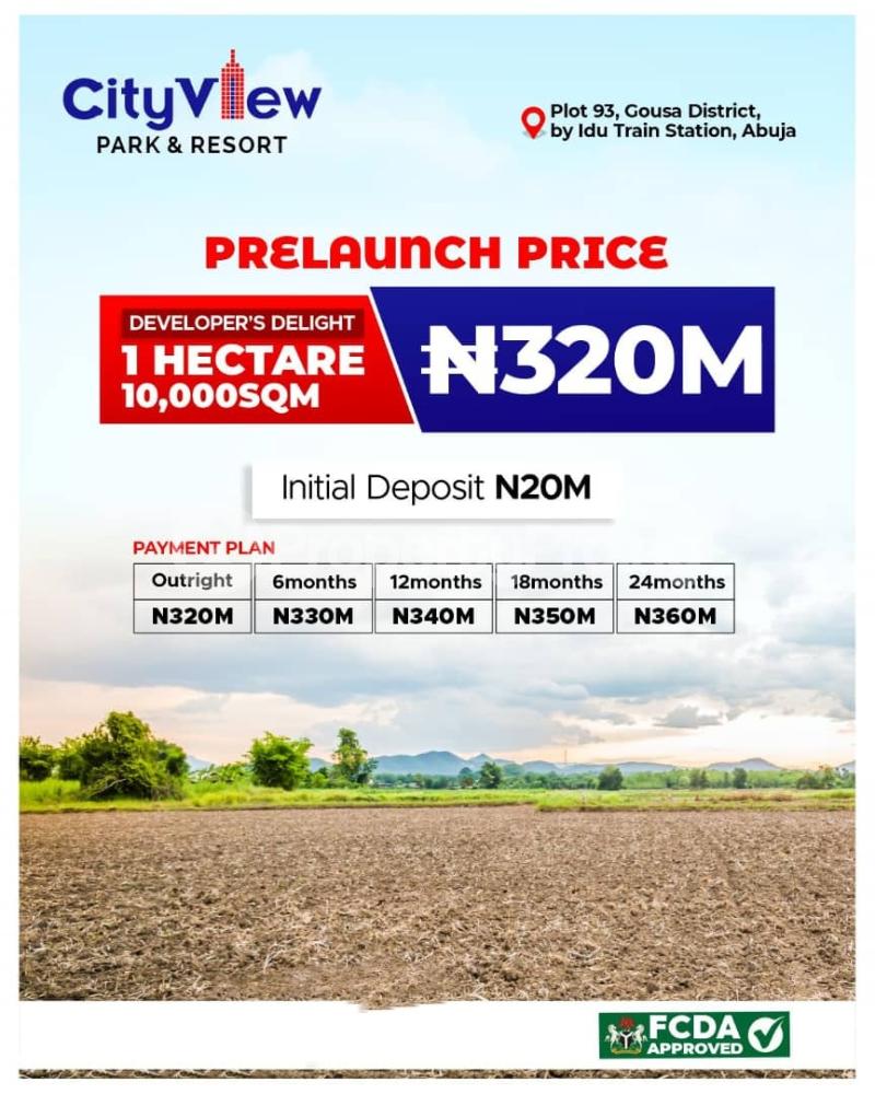 Land for sale City View Park And Resort Gousa Abuja Idu Abuja
