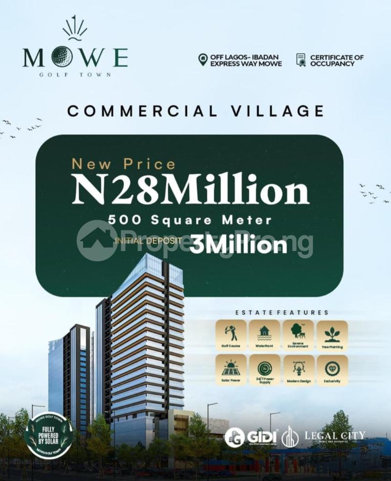 Land for sale Lagos Ibadan Expressway Mowe Obafemi Owode Ogun