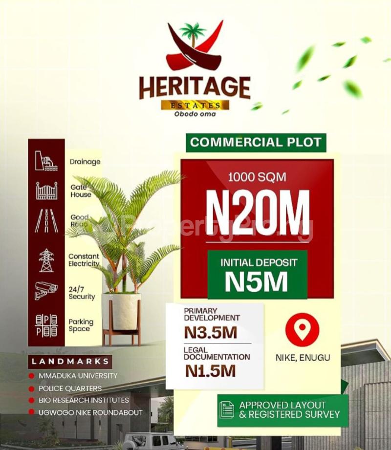 Land for sale Mmaduka University, Enugu Enugu