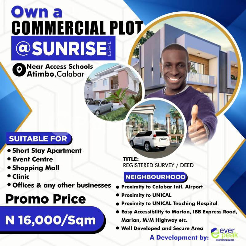 Land for sale Atimbo/sunrise Estate/calabar Airport Calabar Cross River