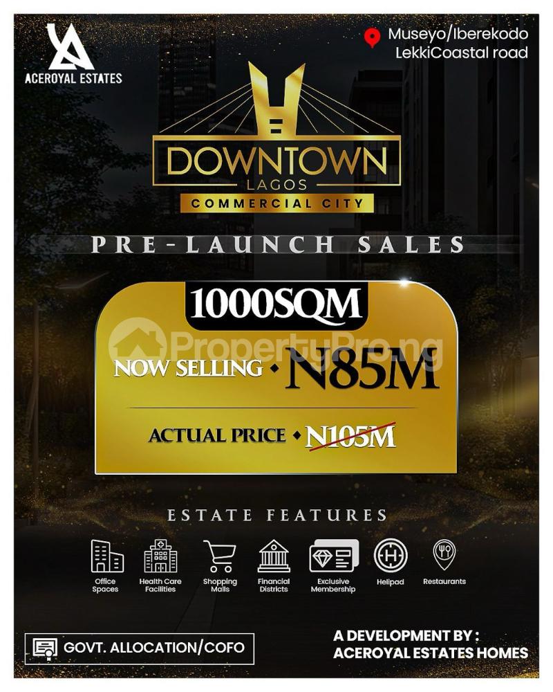 Land for sale Lekki Deep Sea Port, Dangote Refinery, Iberekodo Ibeju-Lekki Lagos