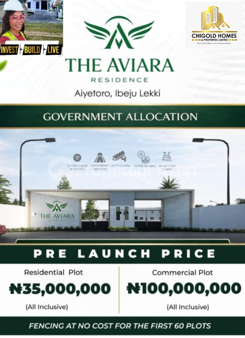 Land for sale Pan Atlantic University, Lekki International Airport Ibeju-Lekki Lagos