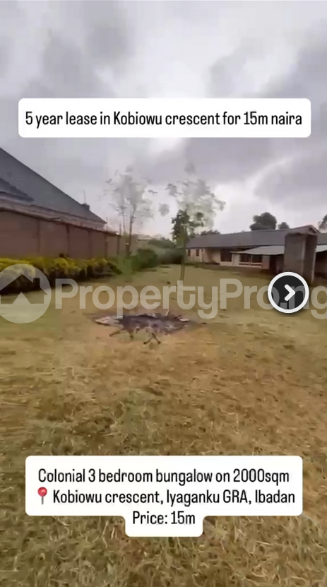 3 bedroom Commercial Property for rent Kobiowu Iyanganku Ibadan Oyo