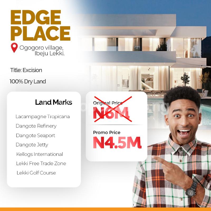 Land for sale Ogogoro Village Free Trade Zone Ibeju-Lekki Lagos