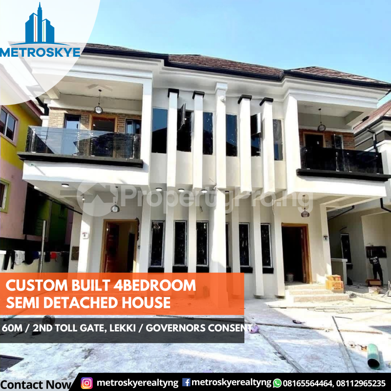 4 bedroom House for sale   chevron Lekki Lagos