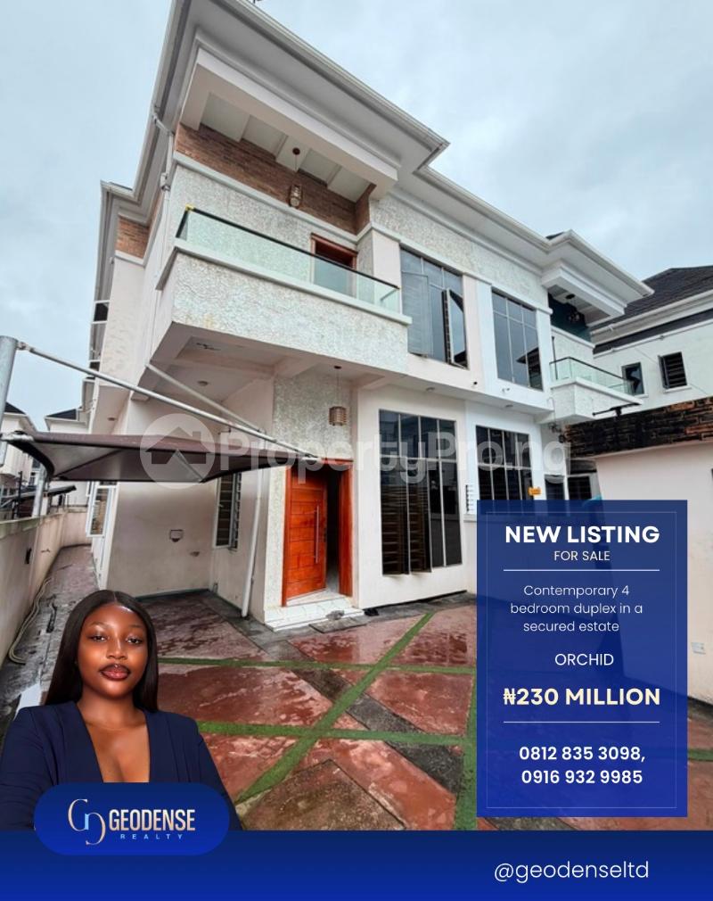 4 bedroom House for sale Orchid Lekki Lagos