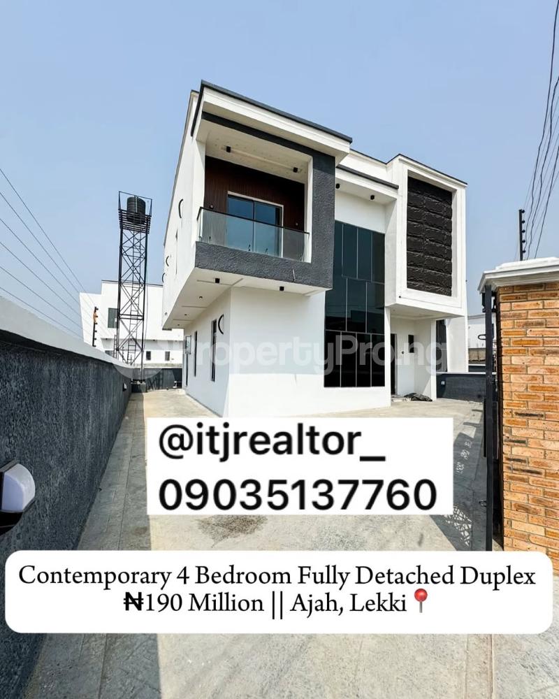 4 bedroom House for sale Ajah Lagos