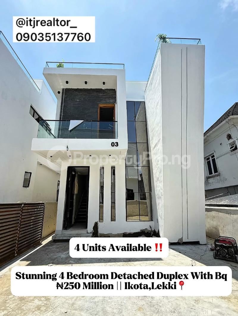 4 bedroom House for sale Ikota Lekki Lagos