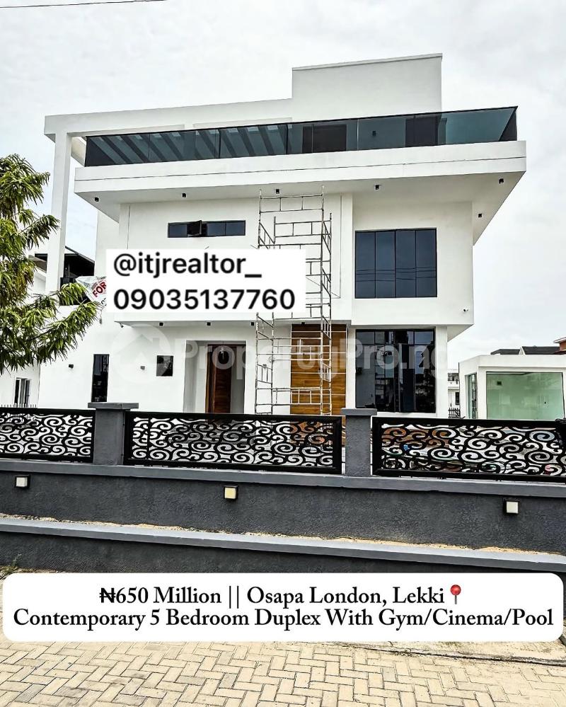 5 bedroom House for sale Osapa london Lekki Lagos - 0