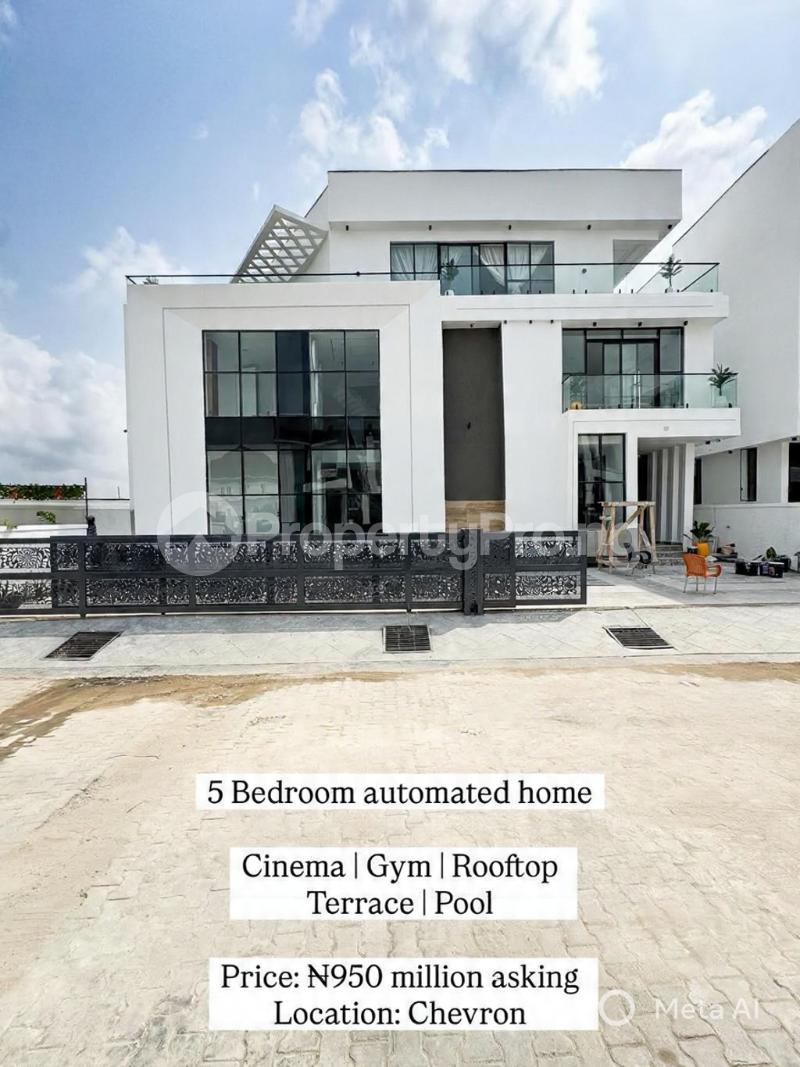 5 bedroom House for sale Chevron Lekki Lagos
