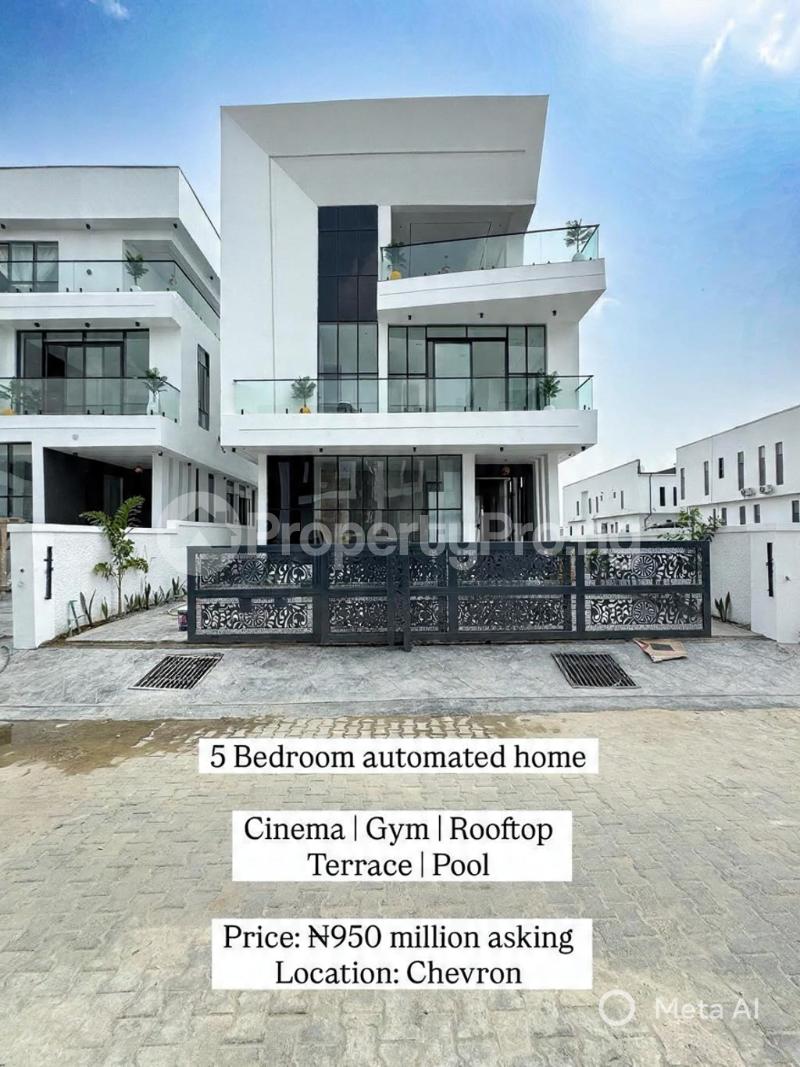 5 bedroom House for sale Chevron Lekki Lagos