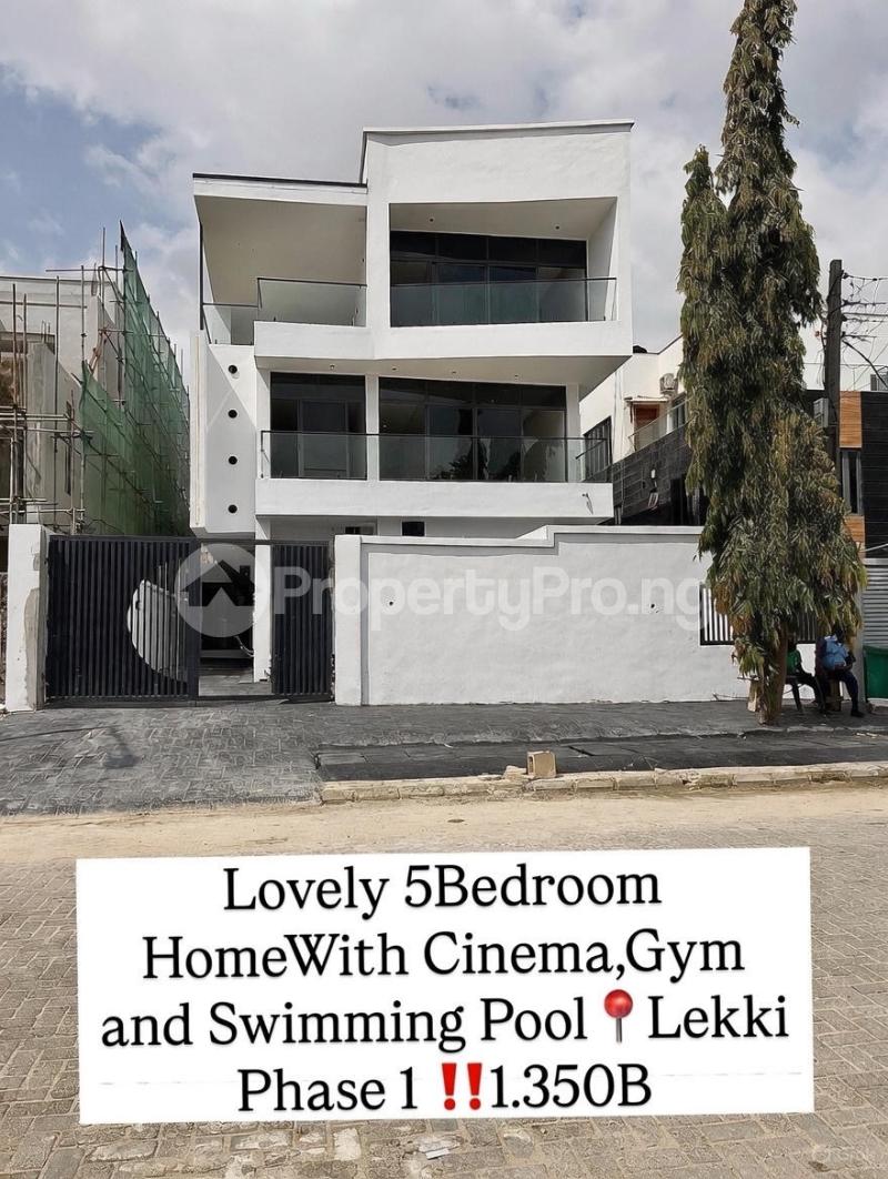 5 bedroom House for sale Lekki Phase 1 Lekki Lagos