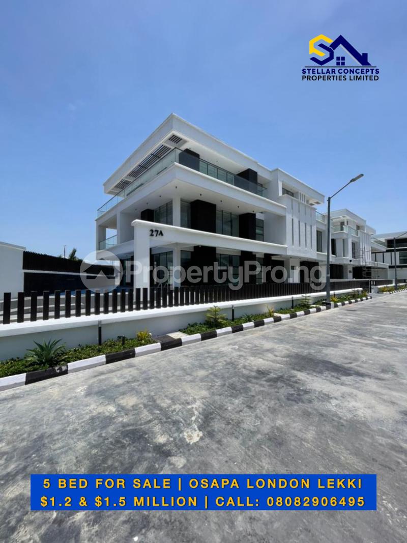 5 bedroom House for sale Agungi Osapa london Lekki Lagos