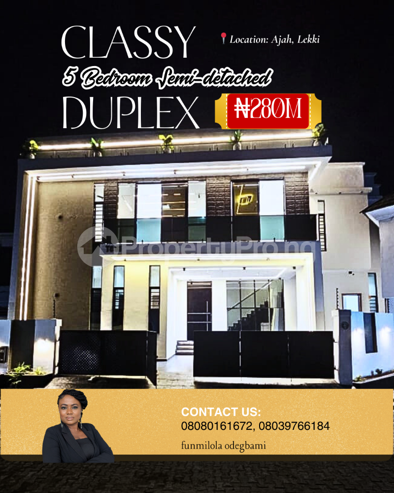 5 bedroom House for sale Okun Ajah Ajah Lagos