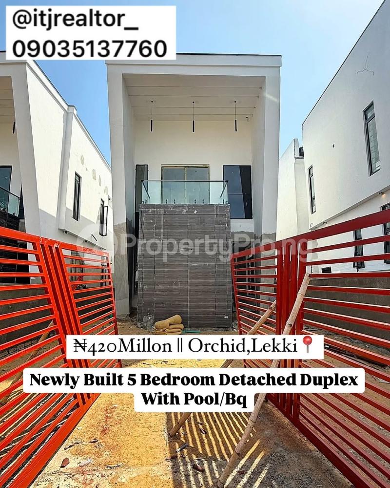 5 bedroom House for sale orchid Lekki Lagos