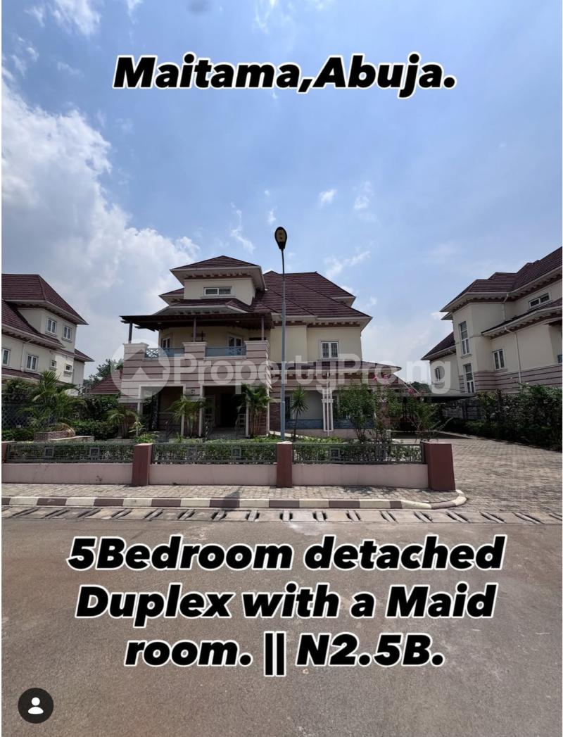 5 bedroom House for sale Maitama In A Mini Estate Of 7units Of Detached Duplexes Maitama Abuja