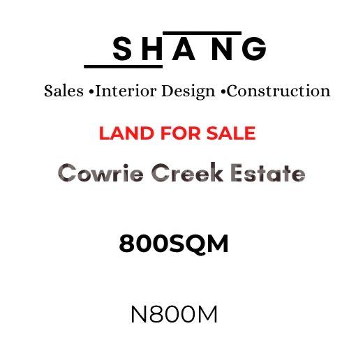 Land for sale Cowrie Creek Estate, Ikate Lekki Lagos