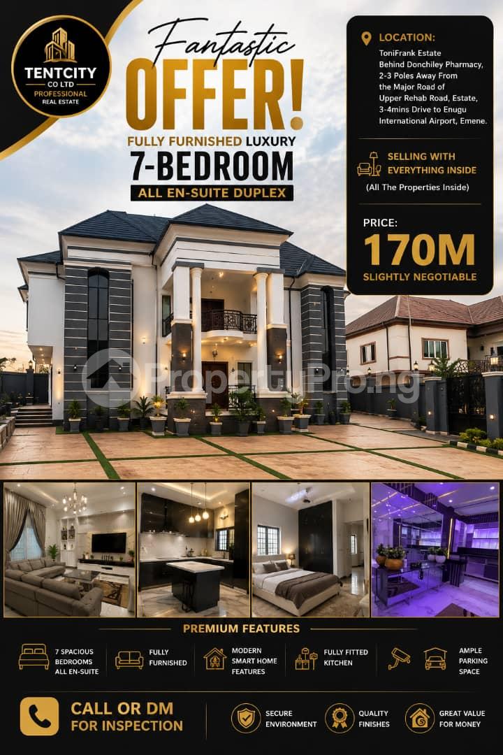 7 bedroom House for sale Sunrise Estate Enugu Enugu