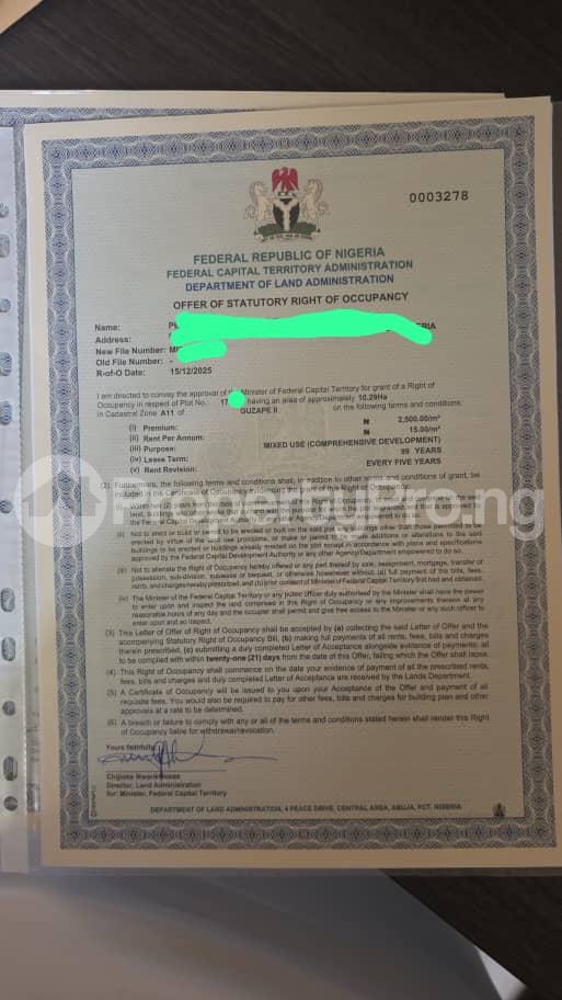 Land for sale Guzape 2 Abuja Guzape Abuja