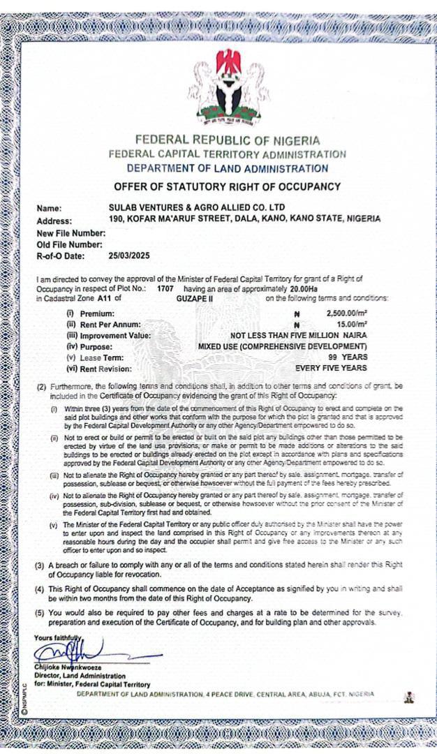 Land for sale Guzape 2 Abuja Guzape Abuja