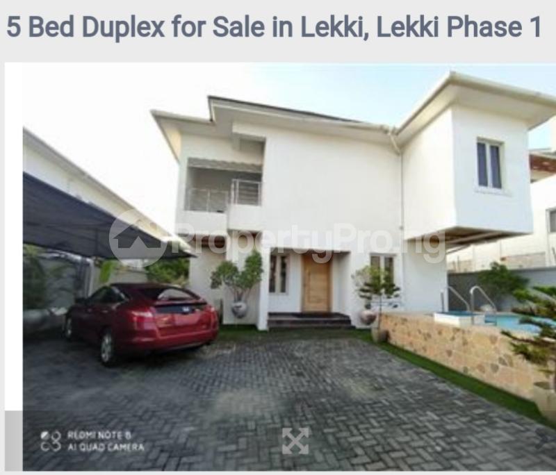 5 bedroom House for sale Lekki Phase 1 Ibeju-Lekki Lagos