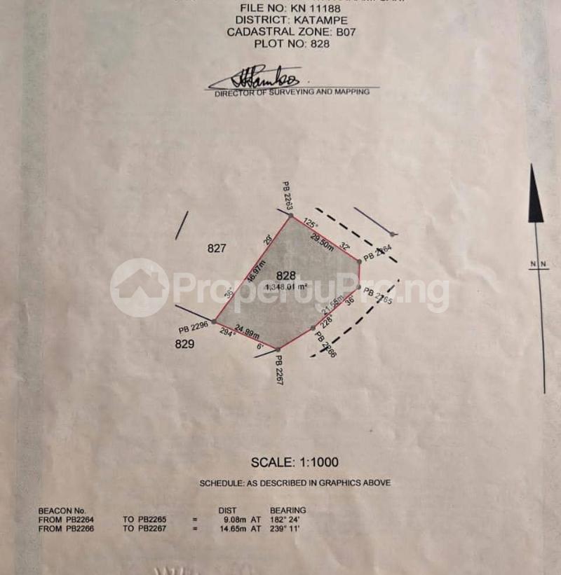 Land for sale Katampe Main Abuja