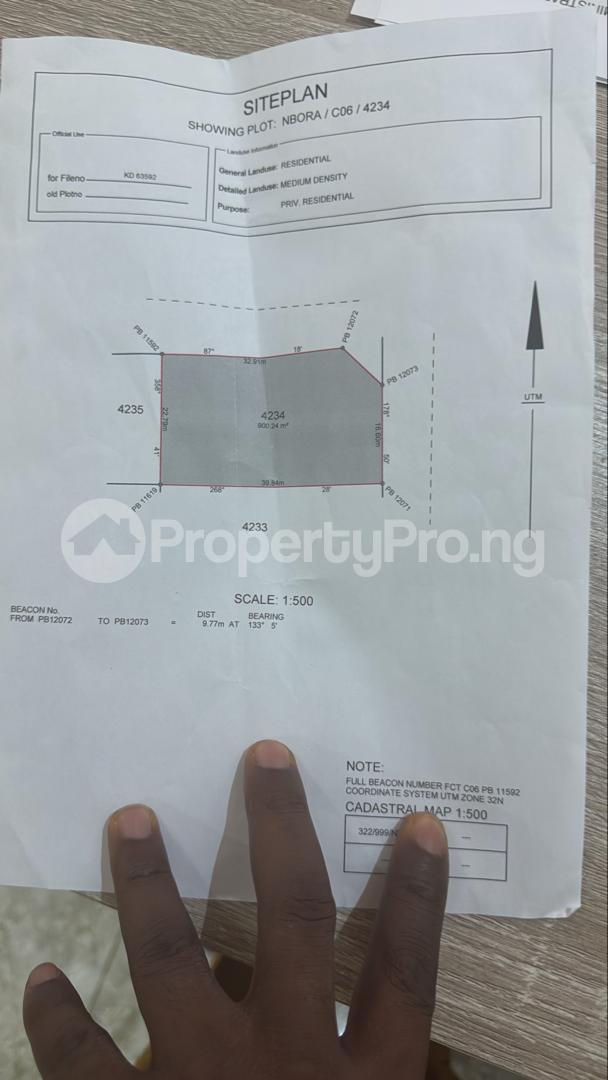 Land for sale Close To Turkey Hospital Idu Abuja
