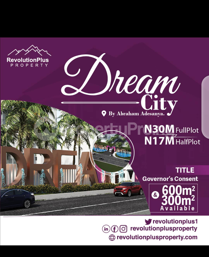 Land for sale Ogobo Road Abraham adesanya estate Ajah Lagos