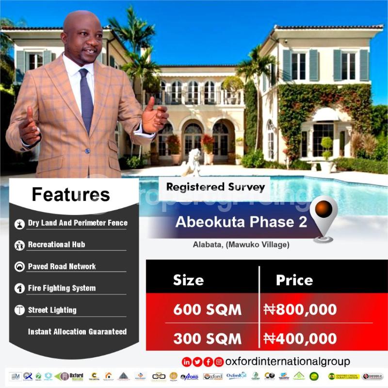 Land for sale Mawuko Village Alabata Abeokuta Ogun