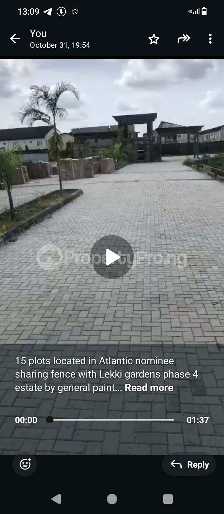 Land for sale General Paint Road Lekki Gardens estate Ajah Lagos