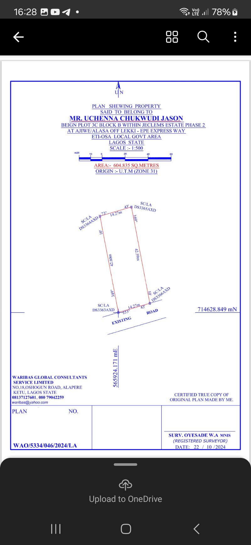 Land for sale Abraham adesanya estate Ajah Lagos