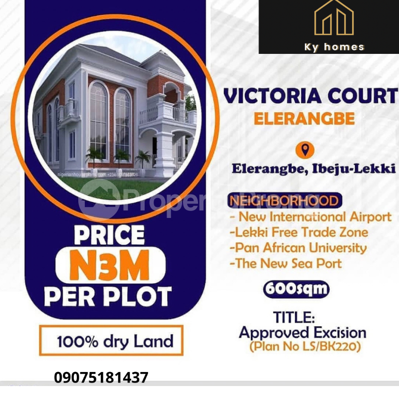 Land for sale Eleranigbe Ibeju-Lekki Lagos - 0