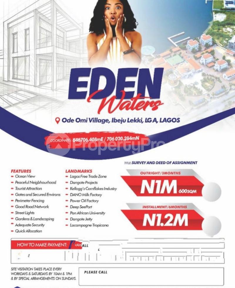 Land for sale LaCampaigne Tropicana Ibeju-Lekki Lagos