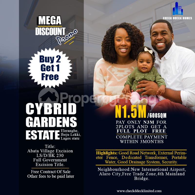 Land for sale Tagbati Town Eleranigbe Ibeju-Lekki Lagos