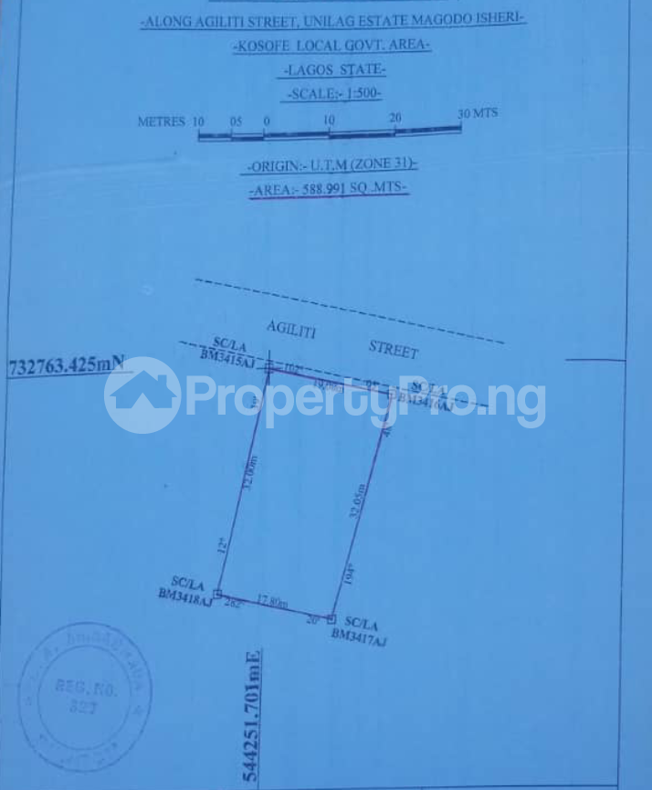 Land for sale Agiliti Street, Magodo Brooks Isheri Magodo Kosofe/Ikosi Lagos