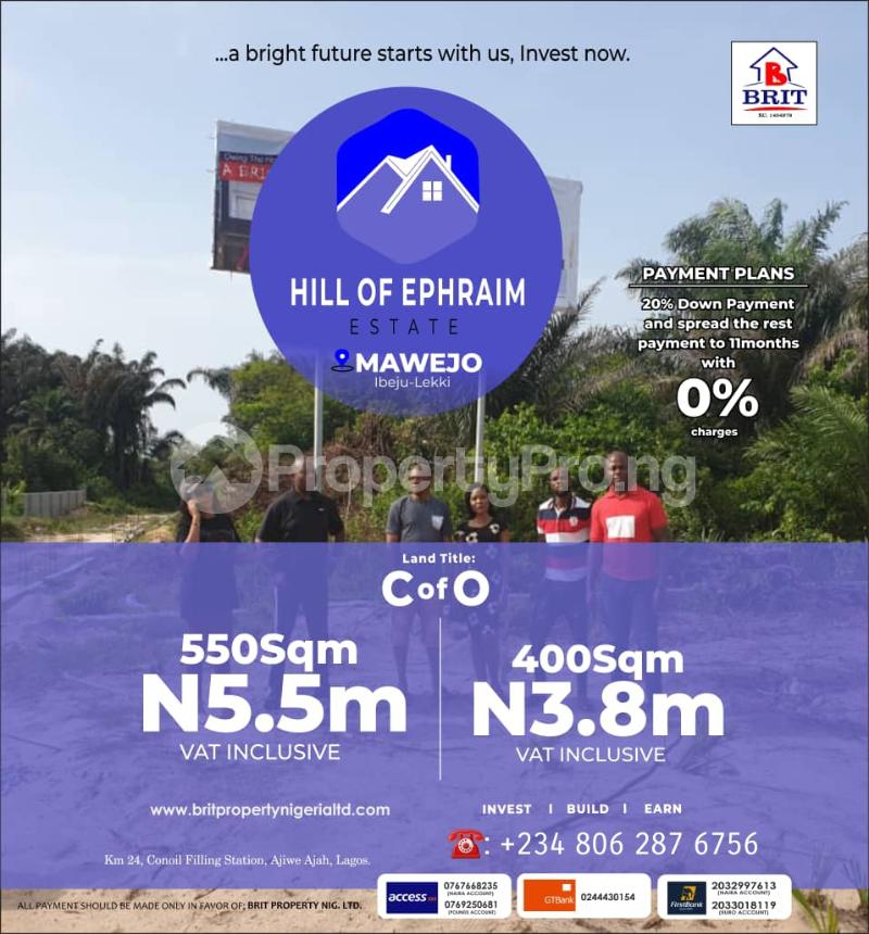 Land for sale Eleko Ibeju-Lekki Lagos