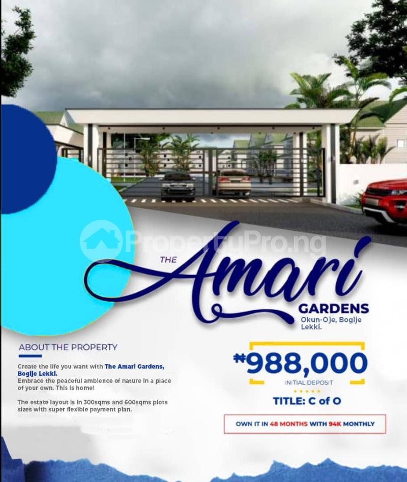 Land for sale Novera Mall Area Lakowe Ajah Lagos