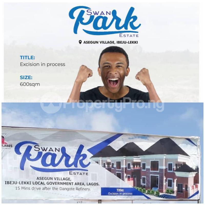Land for sale Asegun Village, Ibeju Lekki Local Govt. Area Ibeju-Lekki Lagos
