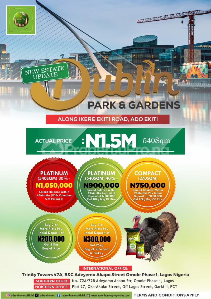 Land for sale Along Ikere Ekiti Road Ado-Ekiti Ekiti