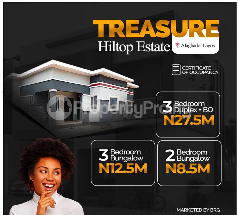 House for sale Treasure Hilltop Estate Alagbado Abule Egba Lagos