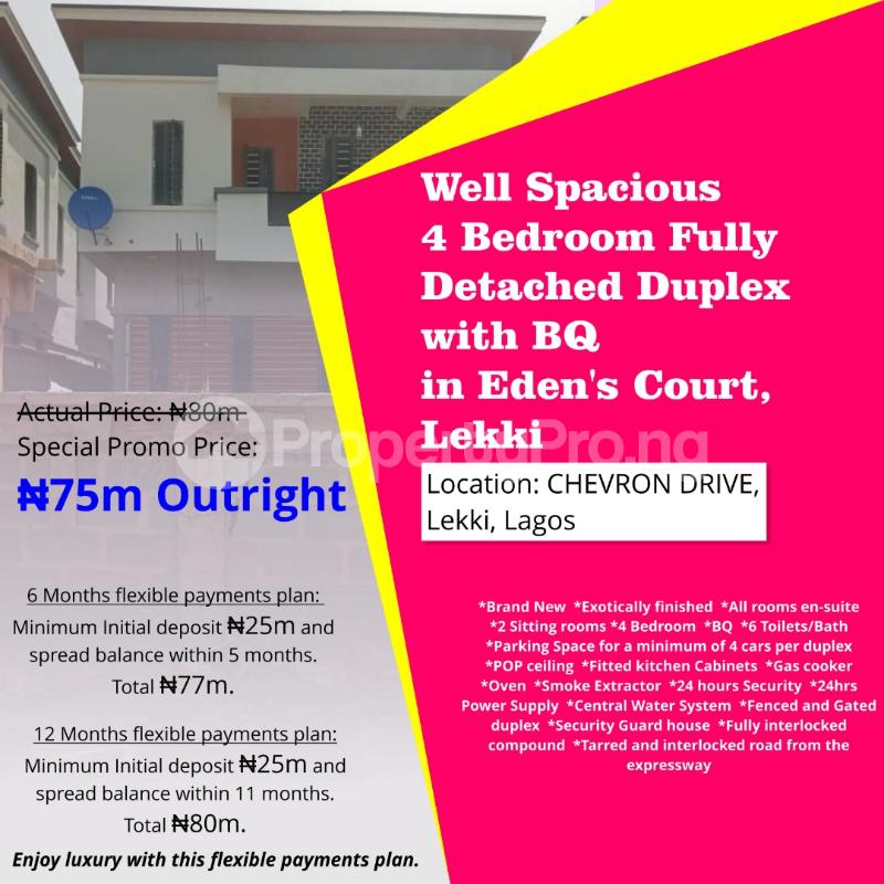 4 bedroom House for sale Chevron Drive, Lekki Phase 2,lagos. chevron Lekki Lagos