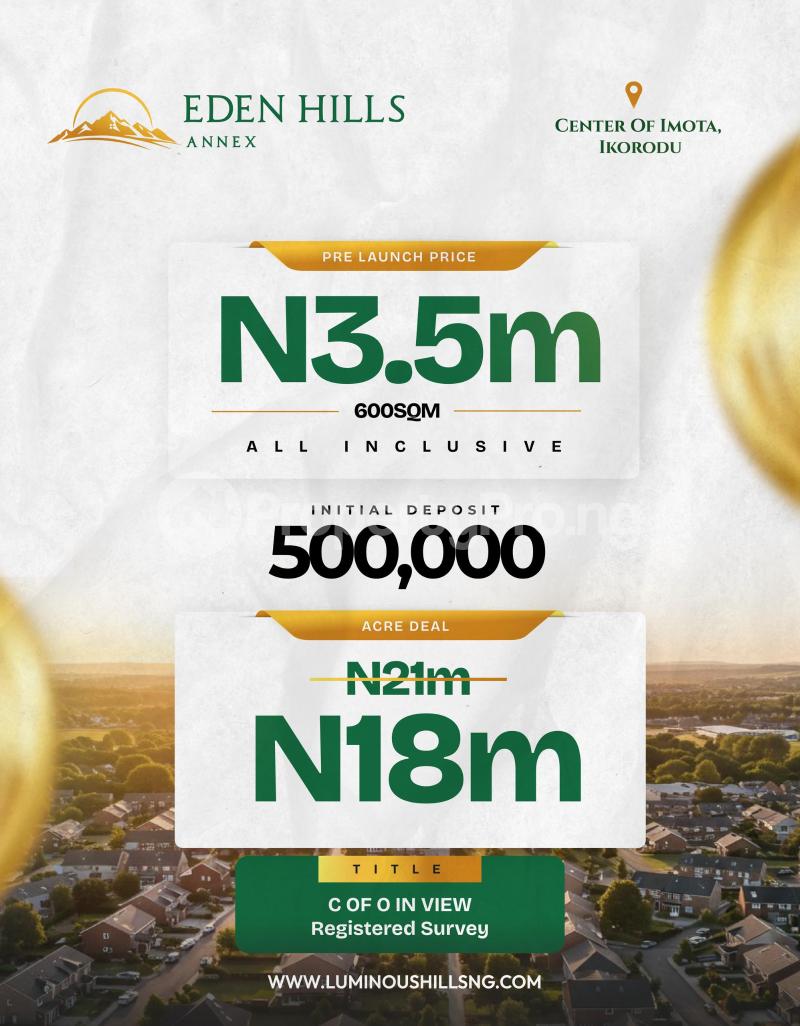 Land for sale Imota Ikorodu Lagos