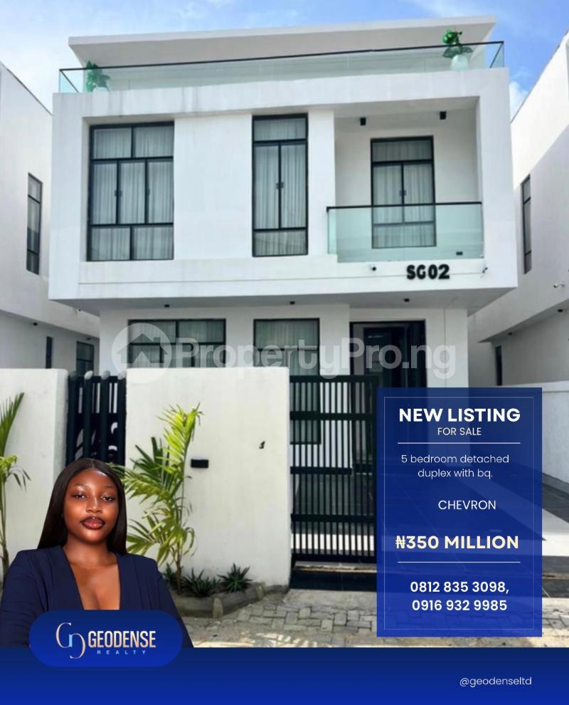5 bedroom House for sale Chevron Lekki Lagos