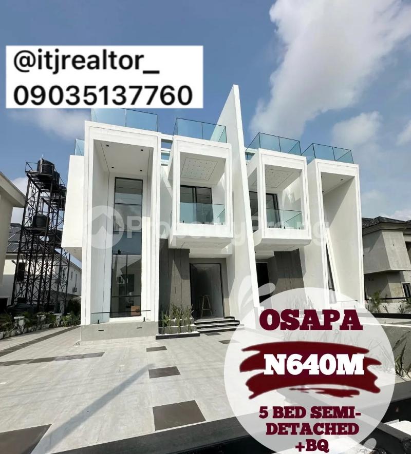 5 bedroom House for sale Victory Park Estate Osapa london Lekki Lagos