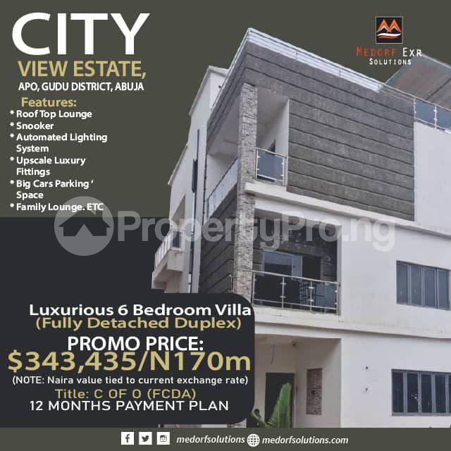 6 bedroom House for sale Apo Abuja